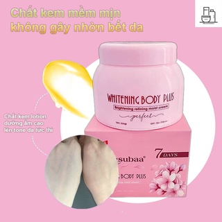 Kem Body trắng da 7 ngày lên tone Rakusubaa 220g