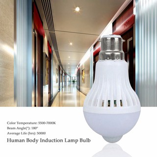 Bóng Đèn Led Thông Minh Có Cảm Biến Chuyển Động 5W 7W 9W