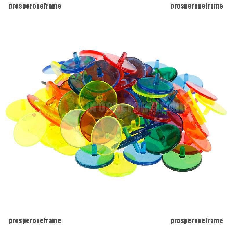 Set 100 Dụng Cụ Đánh Dấu Vị Trí Bóng Golf Bằng Nhựa Nhiều Màu