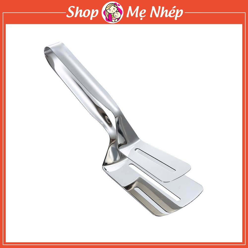 Kẹp gắp thức ăn nóng làm từ inox 304 không han gỉ, chịu được nhiệt độ cao (xẻng gắp)