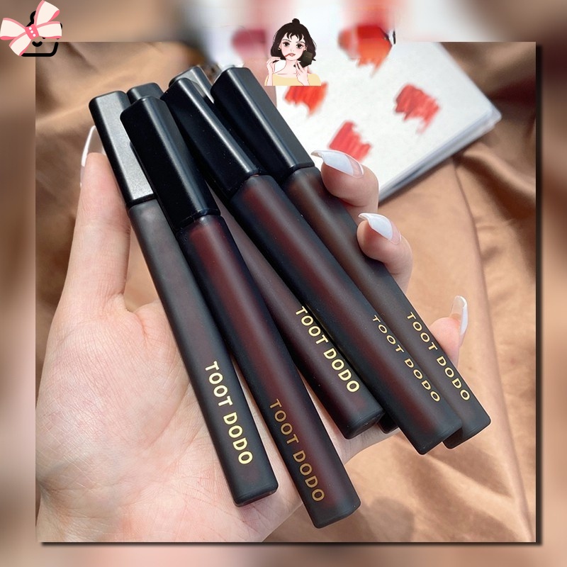 [Hàng Mới Về] Son Môi Mềm Mịn Như Nhung Nhiều Tông Màu Tùy Chọn Thiết Kế Ống Vuông Độc Đáo JP6 YR