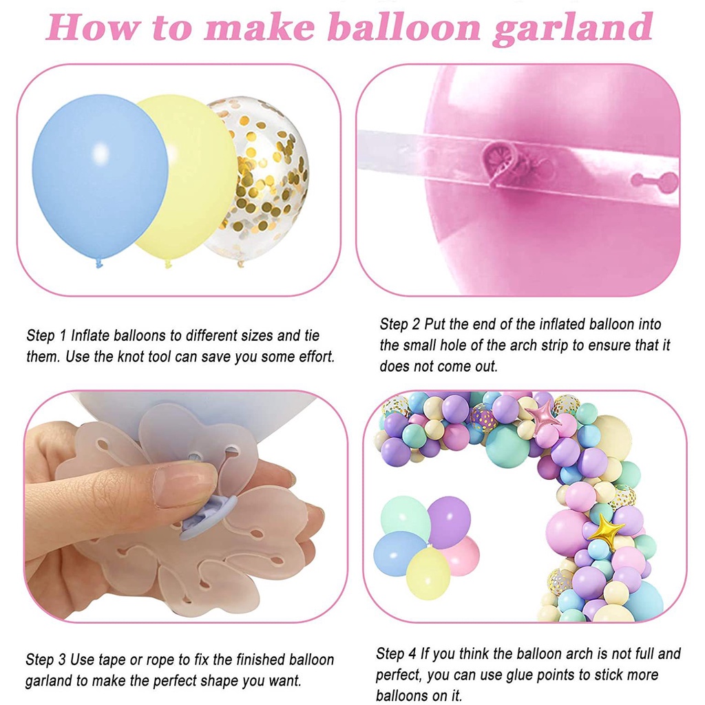 Set147 Bong Bóng Trang Trí Sinh Nhật/Sinh Nhật Cho Bé