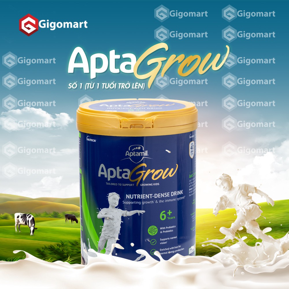 Sữa Aptamil AptaGrow Úc đủ số (900GR)