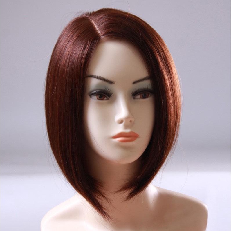 H6060 TÓC BỘ NGUYÊN ĐẦU TÓC THẬT 2 MÁI CÚP DÀI 30CM