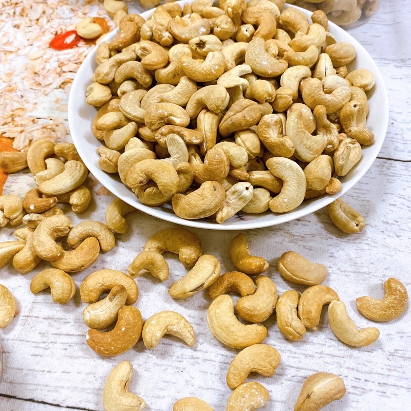 Hạt điều nguyên sạch vỏ rang không muối 500g