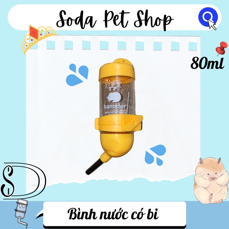 Bình Nước Bi 80ml Cho Hamster
