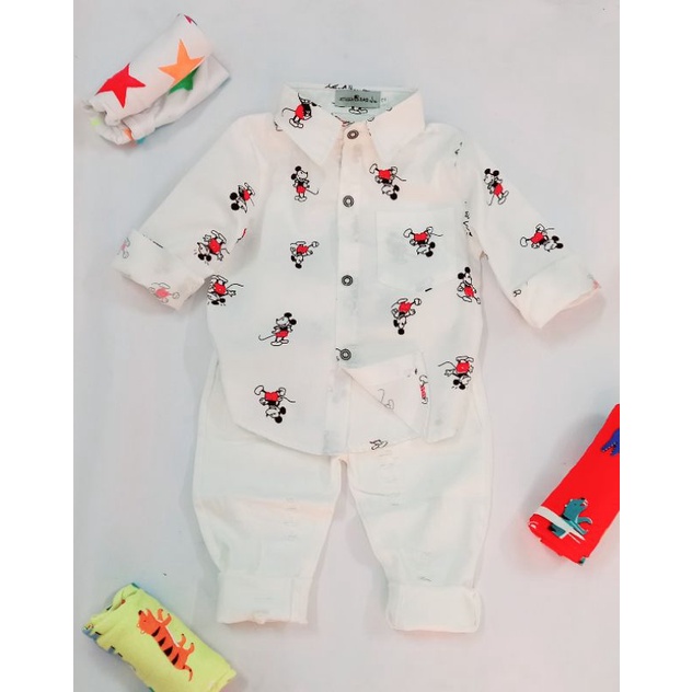 Áo sơ mi Thô Lụa Cao cấp Không nhăn diện Tết cho bé trai