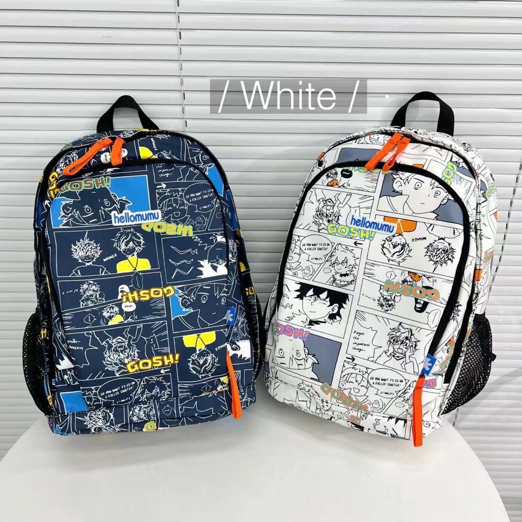 Balo nam nữ đi học thời trang unisex họa tiết manga anime phong cách nhật hàn YY3003