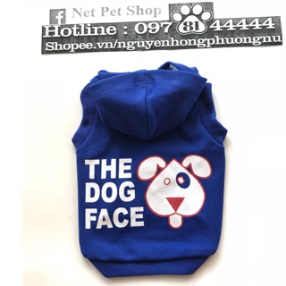 Áo cho chó mèo và thú cưng The Dog Face đủ size kích cỡ, màu không phai xù