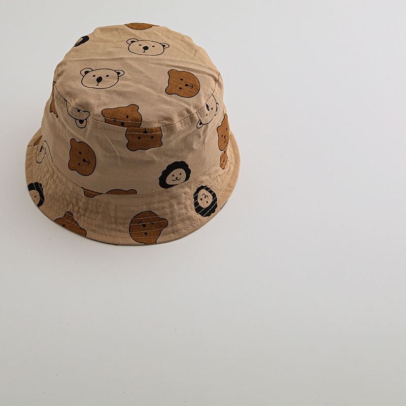 Nón Tai Bèo Chống Nắng In Họa Tiết Động Vật Thời Trang Cho Bé 5-10 Tuổi