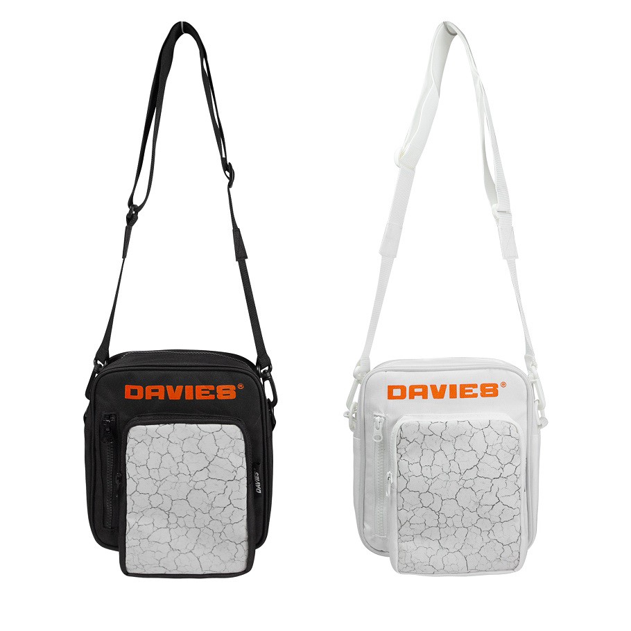 [Mã SKAMA06 giảm 8% TỐI ĐA 50K đơn250K] DAVIES - Túi đeo chéo canvas nam nữ đen trắng - Aggression Pocket. | BigBuy360 - bigbuy360.vn
