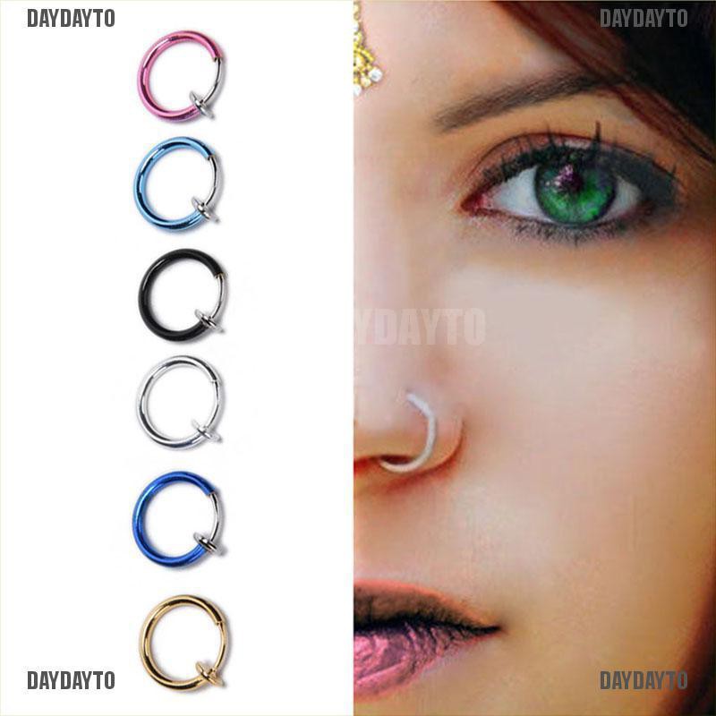 Bộ 2 Khuyên Xỏ Mũi / Môi / Tai / Cơ Thể Kiểu Dáng Thời Trang