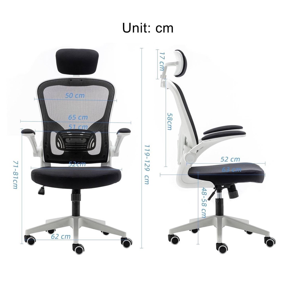 Xiaomi Manson Regal Màu Trắng / Đen / Xanh Ngọc Bích / Hồng - Ghế Xoay Văn Phòng