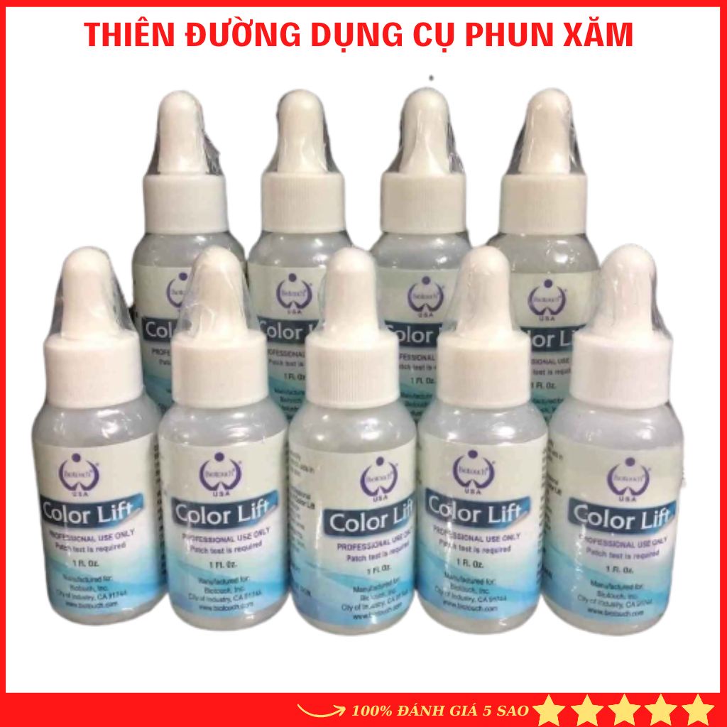 Dung Dịch Xóa Xăm Color Lift Mỹ - 30ml , Xóa Màu Mực Phun Xăm Thâm Mỹ DCPX