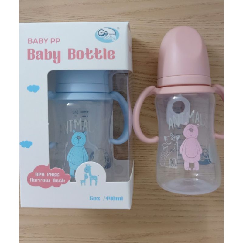Bình sữa cổ hẹp tay cầm 140ml và 240ml