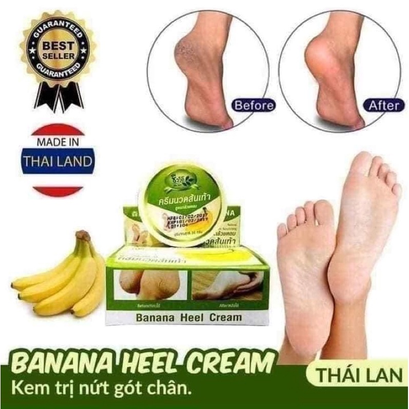 Kem Dưỡng Giảm Nứt Gót Chân Banana Cream Heels 30g Thái Lan