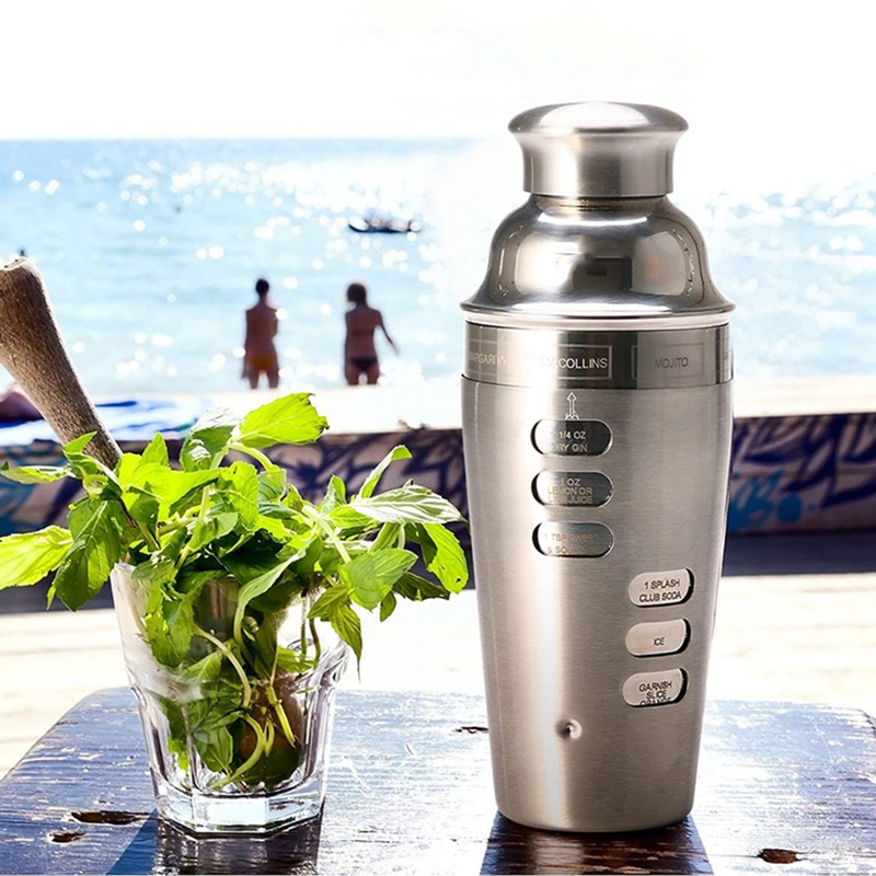 Bộ Dụng Cụ Pha Chế Cocktail Chuyên Dụng Bằng Thép Không Gỉ