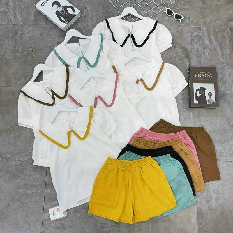 Sét Áo Cổ Bèo Bigsize 55kg Đến 100kg (M/L/XL/XXL)