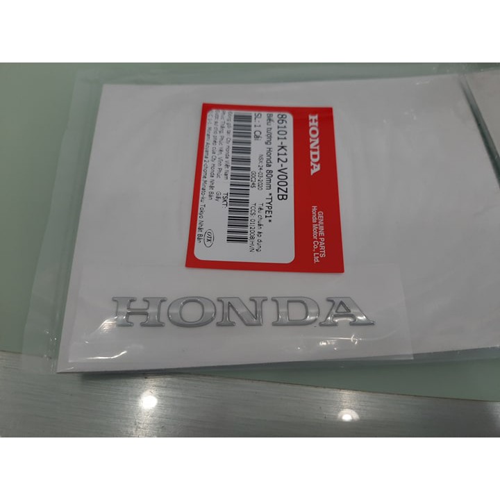 Tem Honda nổi chính hãng Honda.