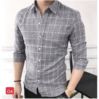 Áo sơ mi Nam có big size áo sơ mi trắng dài taycao cấp Áo sơ mi công sở size đại VNXK