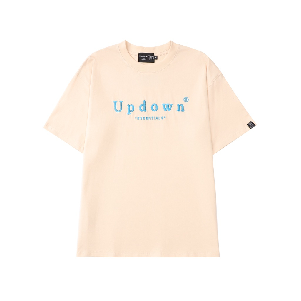 Áo thun UPDOWN Basic 2.0 - Unisex vải dày dặn thêu logo 2d sắc nét form oversize