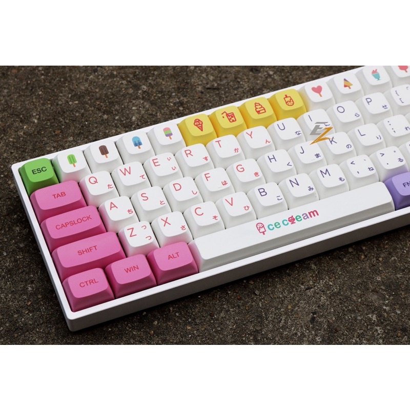 Set Keycap XDA Icream 139 nút cho bàn phím cơ