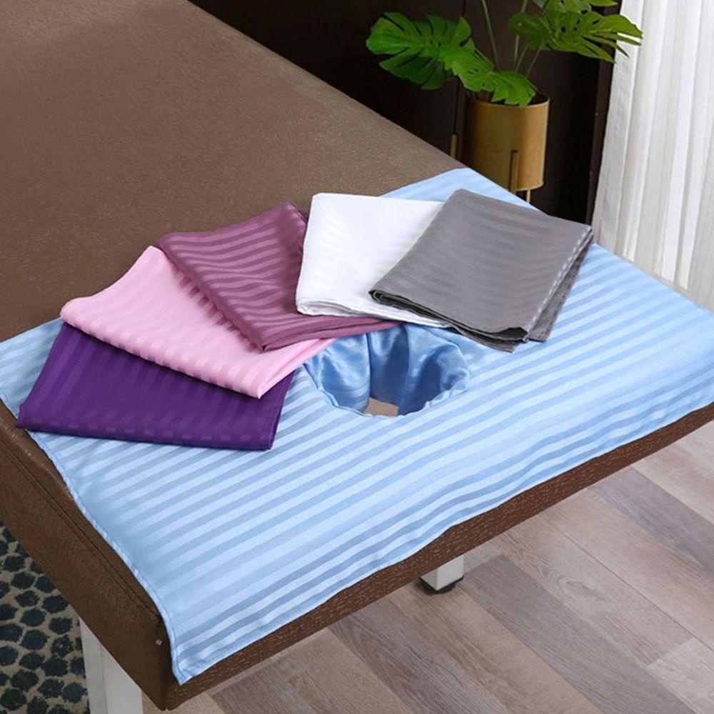 Ga Trải Giường Mát Xa Vải Cotton Mềm Mại Có Lỗ Thoát Khí Cho Salon / SPA