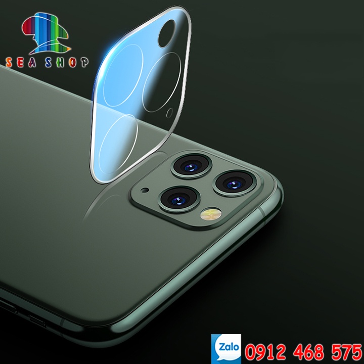 [TẶNG KÈM MIẾNG LAU] Kính cường lực bảo vệ camera iPhone 11, 12, 13 Pro Max, 13 Mini - Kính cường lực 9D - 21D