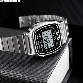 Đồng Hồ Điện Tử Dây Thép Không Gỉ Cho Nữ L9VH9 SKMEI 1252 WKOS 38