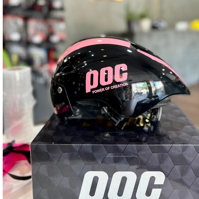 NÓN POC 01-MŨ BẢO HIỂM POC CÓ KÍNH TẶNG KÈM TÚI HỘP
