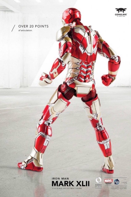 [Order báo giá] Mô hình chính hãng Iron man Mk42 tỷ lệ 1/12 của Comicave