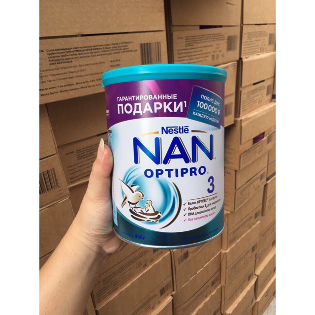 SỮA NAN NGA 800gr SỐ 1, 2, 3, 4 Date 2022 Mẫu Mới