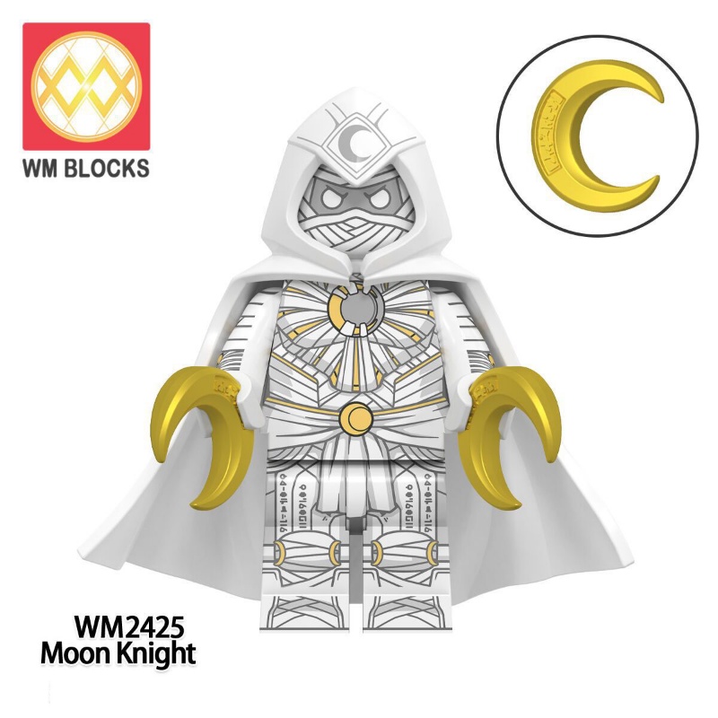 Mô Hình Đồ Chơi Lắp Ráp Hiệp Sĩ Moonlight Moon God Kongsu Marvel
