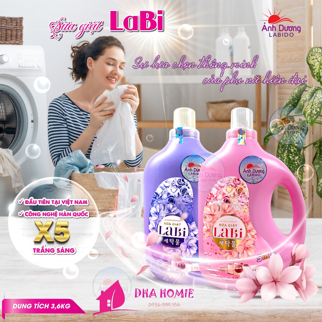 NƯỚC GIẶT LABI CÔNG NGHỆ NHẬT BẢN SIÊU THƠM BỀN LÂU