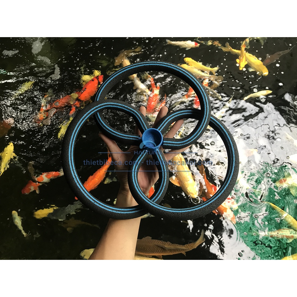 Ống Sủi Nano Tạo Khí Siêu Mịn Dành Cho Hồ Koi. Với Sủi Oxy Dùng Đảo Kaldnes, Ống Sủi Siêu Bền