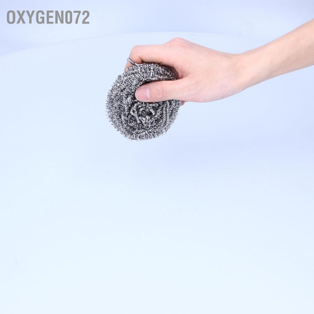 Oxygen072 Cước Cọ Rửa Inox - Stainless Steel Scrubber Cleaning Ball Scouring for Pot Cleaner Kitchen Tool