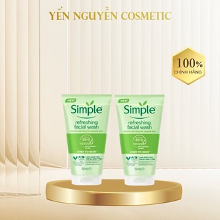 Sữa Rửa Mặt Simple Kind To Skin Refreshing Facial Wash Gel 150ml