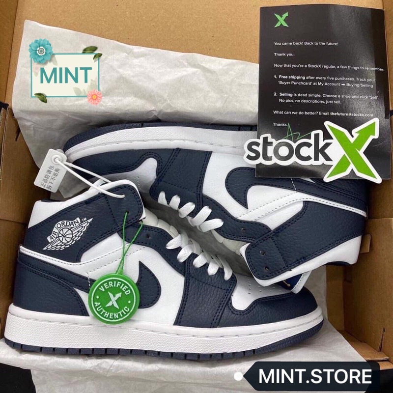 [MINTSTORE] Giày Sneaker Xanh than cao cổ