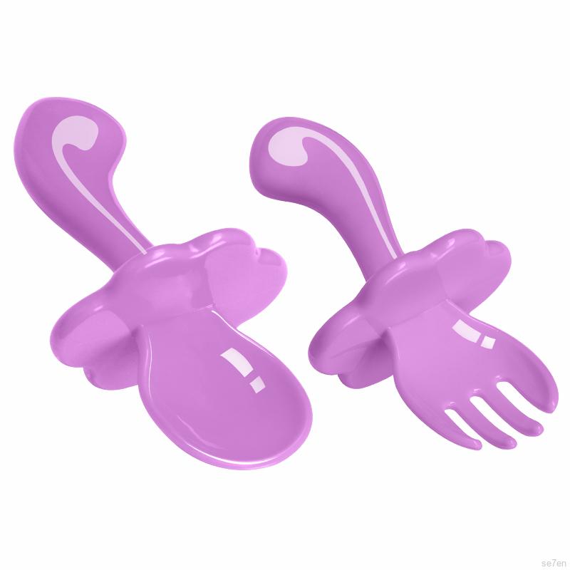 Bộ muỗng nĩa an toàn chuyên dụng cho bé trên 6 tháng tuổi