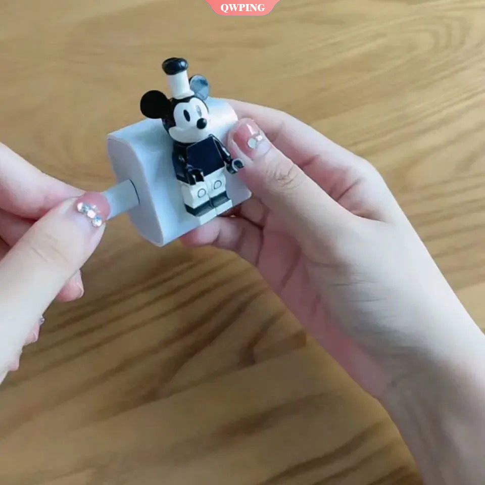 Kẹp Giữ Dây Cáp Hình Nhân Vật Hoạt Hình Xinh Xắn Tiện Dụng