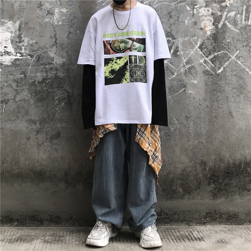 Áo thun nam nữ form rộng (không kèm tay dài) Yinxx, áo phông tay lỡ ATL53 | BigBuy360 - bigbuy360.vn