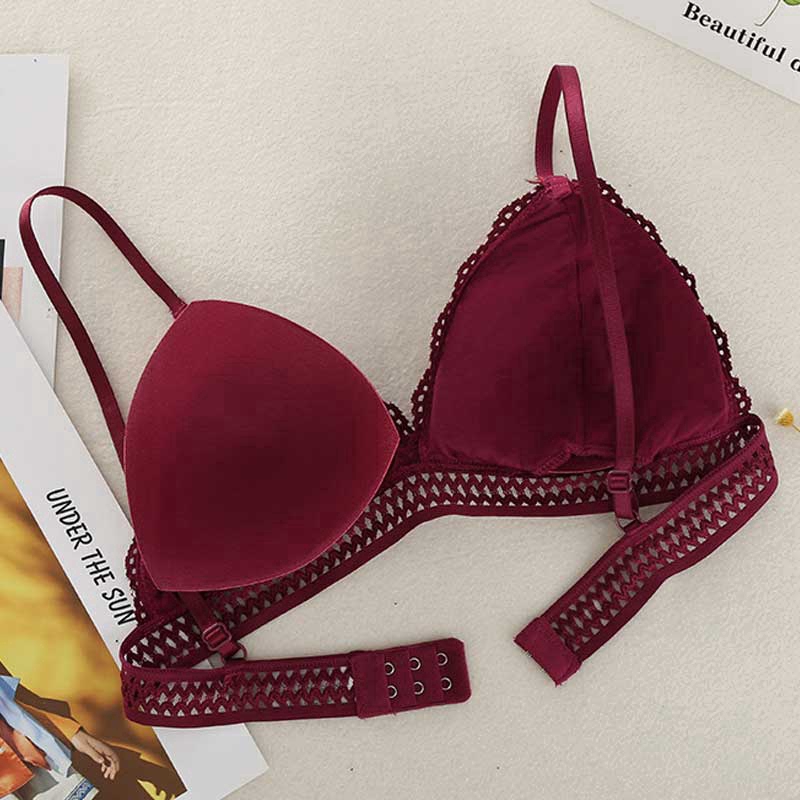 AOFEIQIKE Áo lót không gọng kiểu dáng quyến rũ thời trang cho nữ