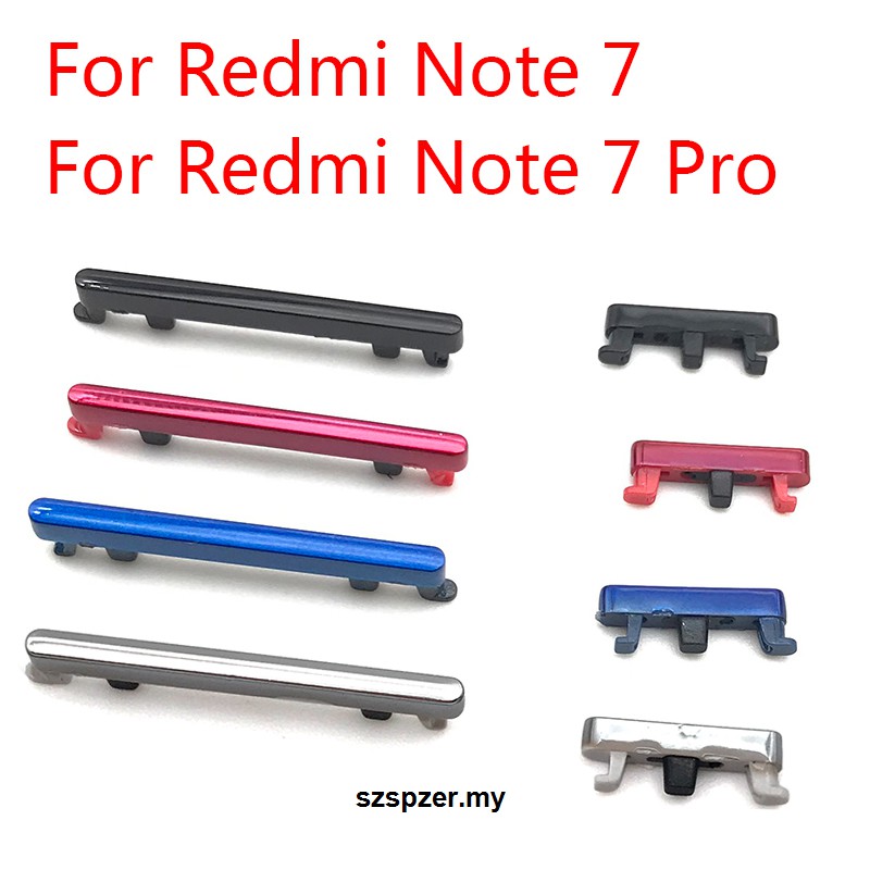 Bộ nút âm lượng + nút bấm nguồn/ tắt/ mở thay thế chuyên dụng cho Xiaomi Redmi Note 7 Pro Redmi Note 8 9 9S Pro