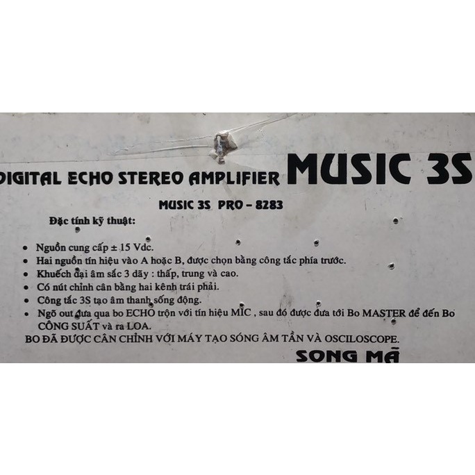 BO MẠCH AMPLY MUSIC 3S PRO-8283