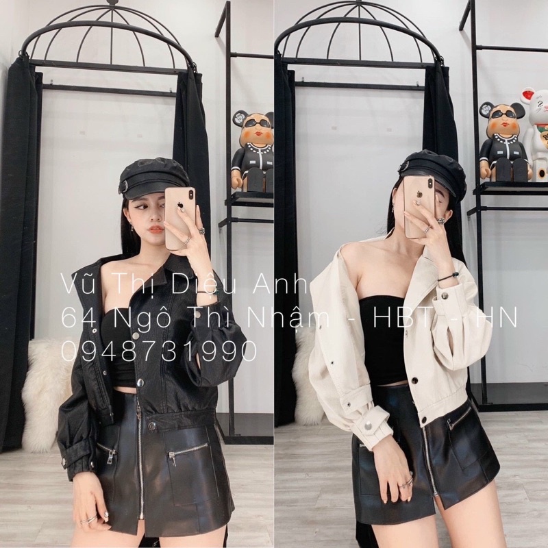 Áo Khoác Da 2 Lớp Cá Tính Có Ảnh Thật Kèm Video | BigBuy360 - bigbuy360.vn