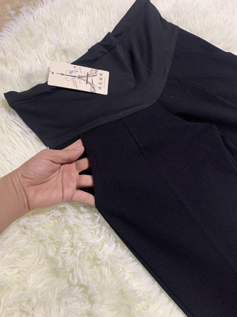 [CÓ SIZE TỚI 80kg] Quần bầu Umi cao cấp co dãn 4 chiều-Quần Bầu Baggy Công Sở hàng đẹp