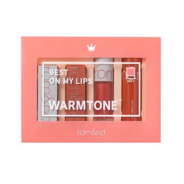 Set 4 Thỏi Son Lì Minisize Romand Best On My Lips Edition
