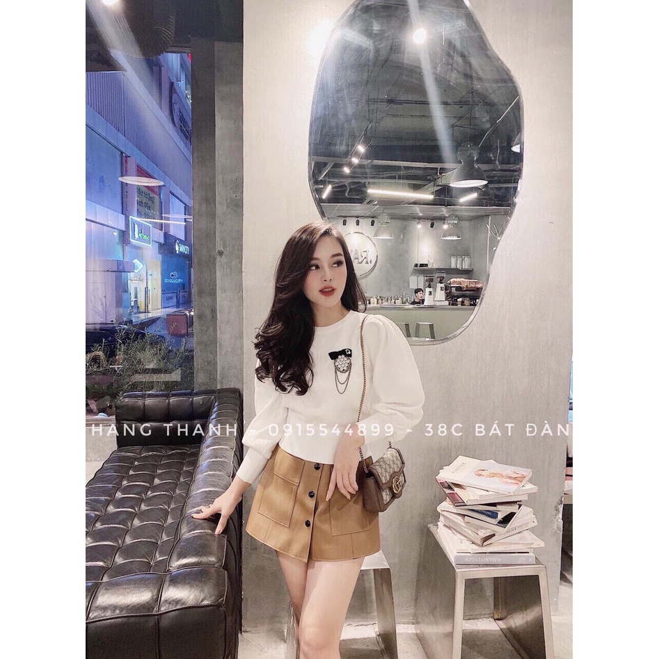 Áo len tay bồng không kèm tag