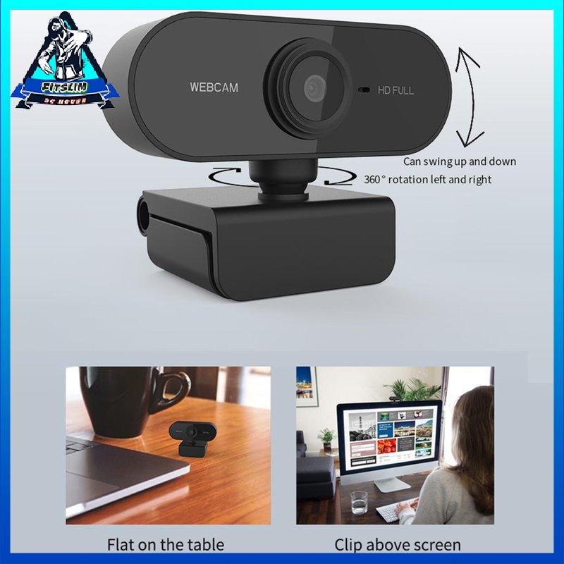 [Fitslim] Webcam 1080P PC Mini USB 2.0 Web Camera With Microphone USB Computer Camera