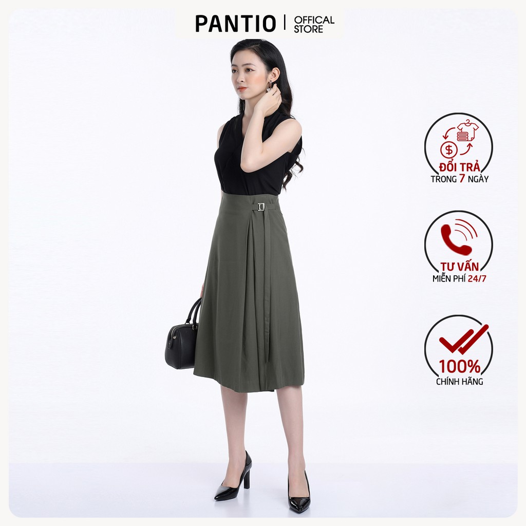 Chân váy dài chất liệu vải thô thiết kế độc đáo dáng suông FJD3762 - PANTIO | BigBuy360 - bigbuy360.vn